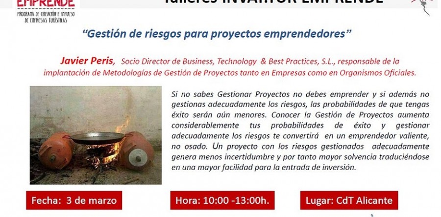 “Gestión de riesgos para emprendedores” TALLER INVATTUR EMPRENDE